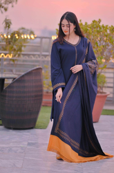 Dhanak - 3PC Embroidered ZF292