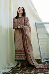 FLORENT - 3PC Dhanak Embroidered ZF-275