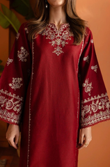 Dhanak - 2PC Embroidered ZF294