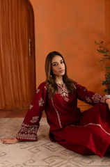 Dhanak - 2PC Embroidered ZF294