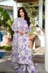 ANEELAS - 3PC PRINTED KARANDI EMBROIDERED ZF238
