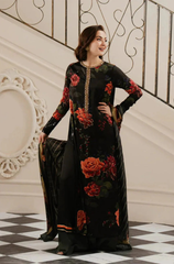 LULUSAR - 3PC SILK PRINTED ZF269