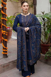 Dhanak - 3PC Embroidered ZF309