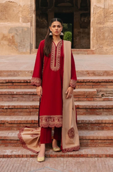 Dhanak - 3PC Embroidered ZF310