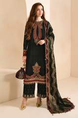 JAZMIN - 3PC VELVET EMBROIDERED ZF311