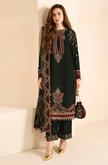 JAZMIN - 3PC VELVET EMBROIDERED ZF311