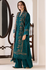 3PC Dhanak Embroidered ZF251