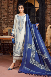 MARIA B - 3PC Khaddar Embroidered ZF56