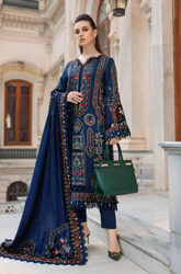 Dhanak -3PC Embroidered ZF317