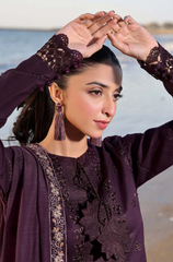 3PC - DHANAK Embroidered ZF264