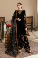 BAROQUE - 3PC VELVET EMBROIDERED ZF282