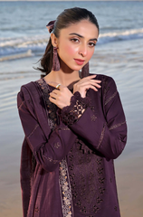 3PC - DHANAK Embroidered ZF264