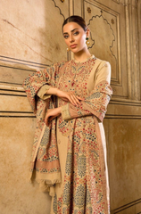 Dhanak -3PC Embroidered ZF318