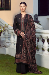 Dhanak -3PC Embroidered ZF319
