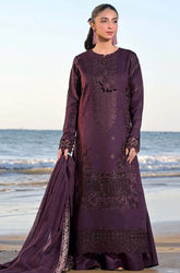 3PC - DHANAK Embroidered ZF264