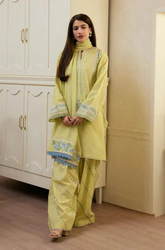 ZESTY - 3PC Lawn Embroidered ZF259