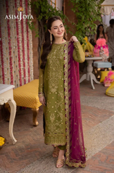 Dhanak -3PC Embroidered ZF324