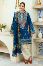 Coco by ZSJ - 3PC Dhanak Embroidered ZF183