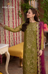 Dhanak -3PC Embroidered ZF324