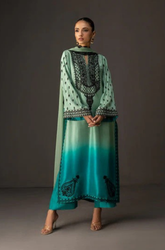 Zainab Chottani - 3PC SILK PRINTED ZF323