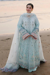 QALAMKAR - 3PC LAWN EMBROIDERED V722