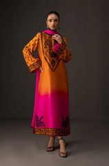 Zainab Chottani - 3PC SILK PRINTED ZF297