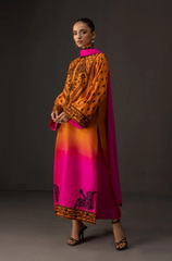 Zainab Chottani - 3PC SILK PRINTED ZF297