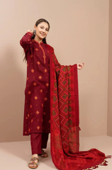 Dhanak - 3PC Embroidered ZF302