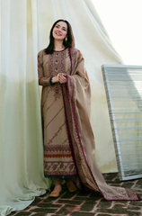 FLORENT - 3PC Dhanak Embroidered ZF-275