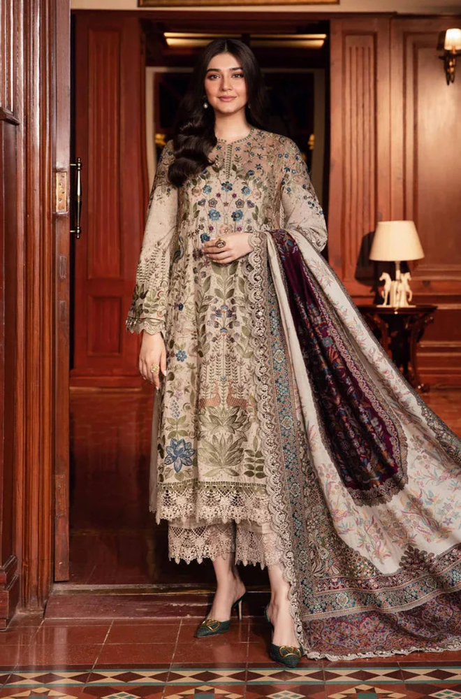 Dhanak - 3PC Embroidered ZF293