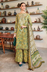MARIA B-3PC PRINTED EMBROIDERED LAWN SUIT ZF331