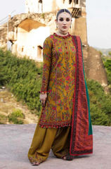 Dhanak - 3PC Embroidered ZF290