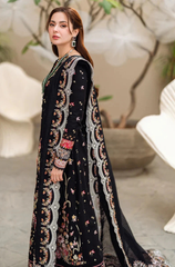 QALAMKAR - 3PC LAWN EMBROIDERED SUIT ZF332