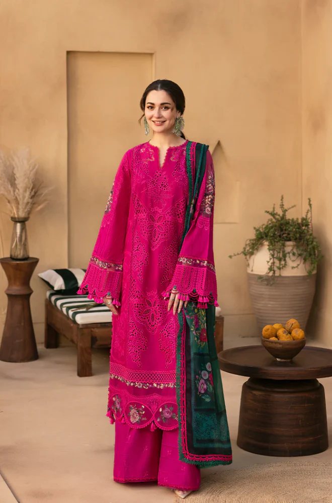 SAIRA RIZWAN - 3PC LAWN EMBROIDERED SUIT ZF335