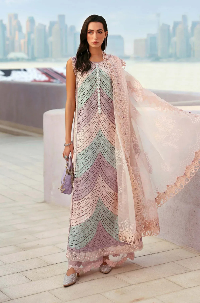 Maria B - 3PC Unstitched Embroidered Lawn 717