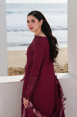 Qalamkar -  Luxury Pure Lawn Embroidered V710