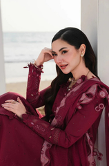 Qalamkar -  Luxury Pure Lawn Embroidered V710