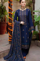 Dhanak - 3PC Embroidered ZF309