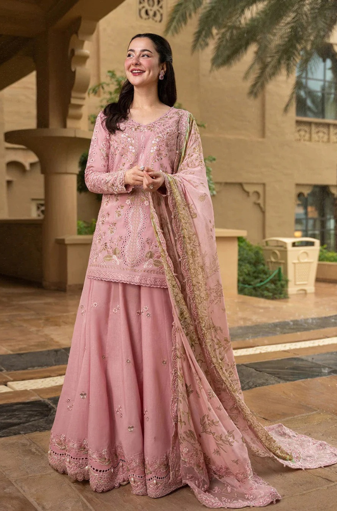 Faiza Saqlain - 3PC Embroidered Luxury Lawn  725