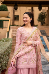 Faiza Saqlain - 3PC Embroidered Luxury Lawn  725