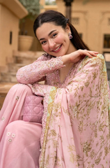 Faiza Saqlain - 3PC Embroidered Luxury Lawn  725