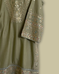 Premium Lawn - 3PC Stitched Embroidered ZF006