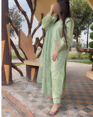 Premium Lawn - 3PC Stitched Embroidered ZF008