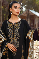 MARIA B - 3PC Embroidered Dhanak ZF66