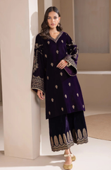 BAROQUE - 3PC VELVET EMBROIDERED ZF308