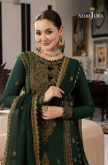 ASIM JOFA - 3PC DHANAK Embroidered ZF178