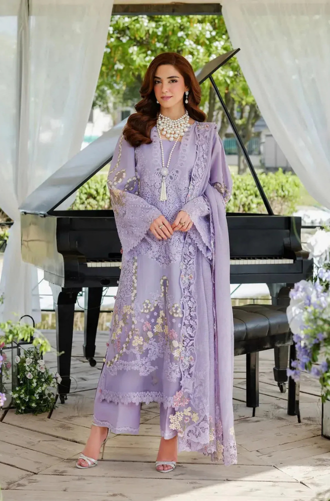 ELAF - 3PC DHANAK EMBROIDERED 726