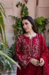 Summer -  3PC LAWN EMBROIDERED 727