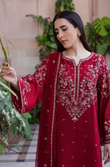 Summer -  3PC LAWN EMBROIDERED 727