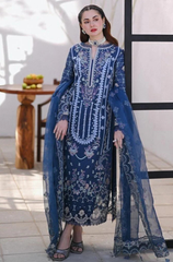Royal Dusk - 3PC lawn Embroidered ZF250